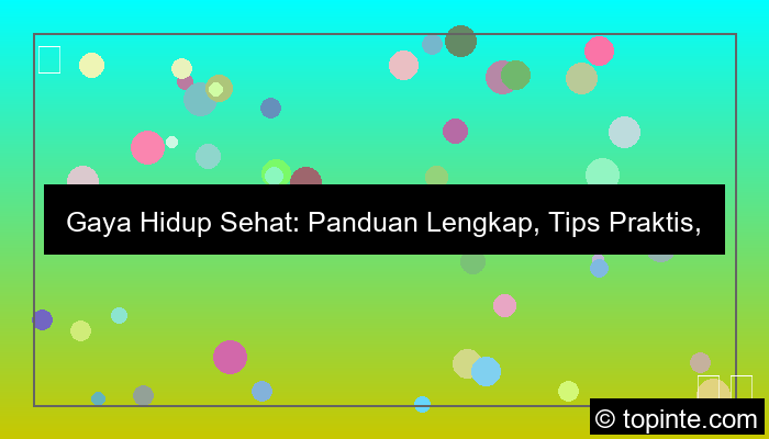 grafik gaya hidup sehat