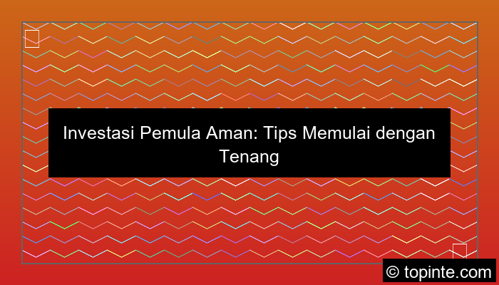 desain investasi pemula aman