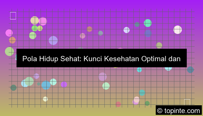 pola hidup sehat