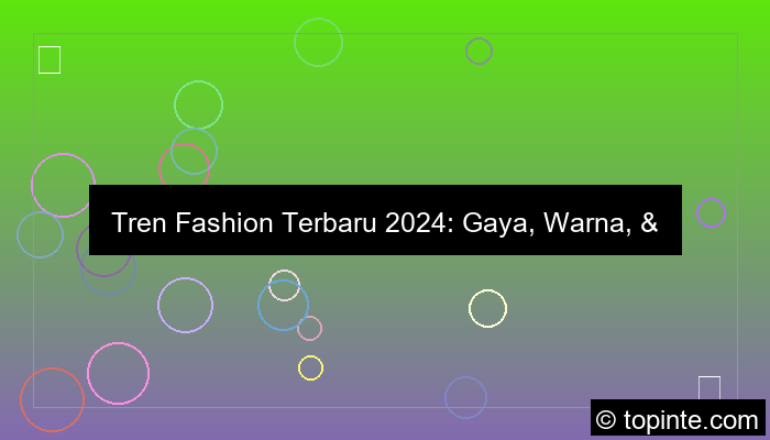grafik tren fashion terbaru
