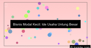 desain bisnis modal kecil