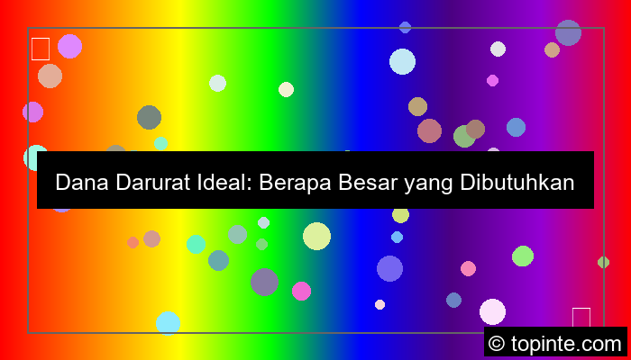 dana darurat ideal