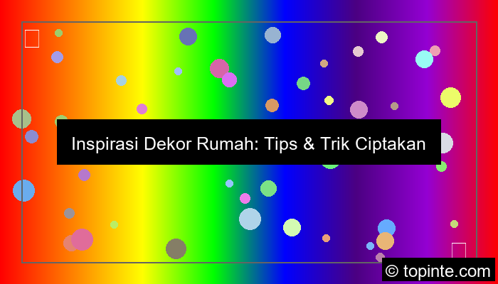 inspirasi dekor rumah
