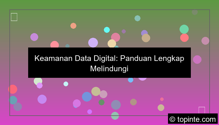 grafik keamanan data digital