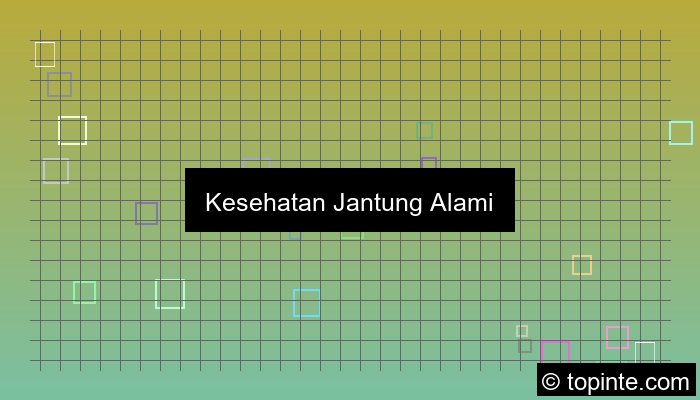 ilustrasi kesehatan jantung alami