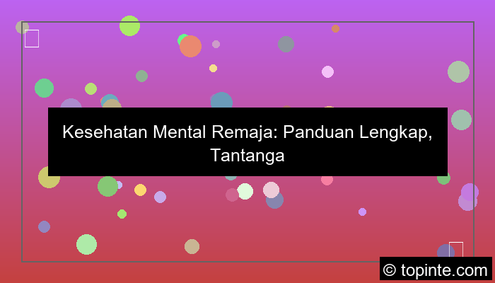 gambar kesehatan mental remaja