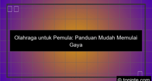 desain olahraga untuk pemula