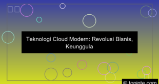 grafik teknologi cloud modern