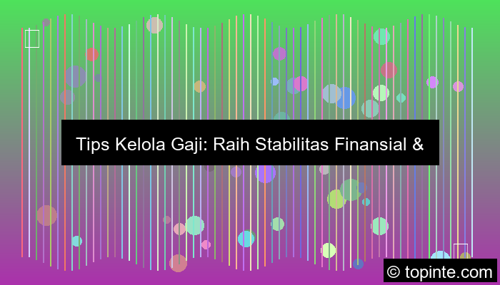 grafik tips kelola gaji