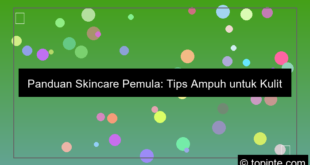 grafik tips skincare pemula