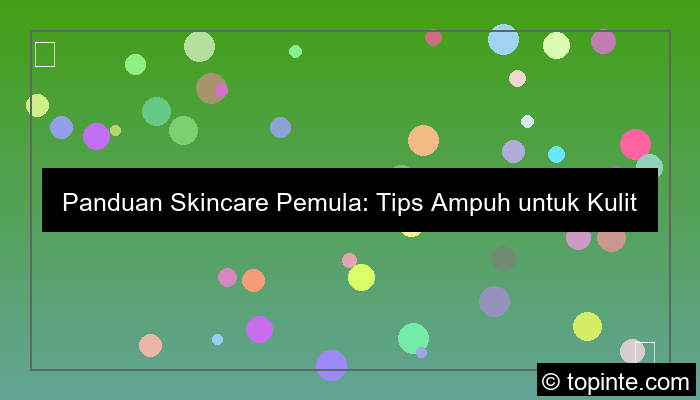 grafik tips skincare pemula